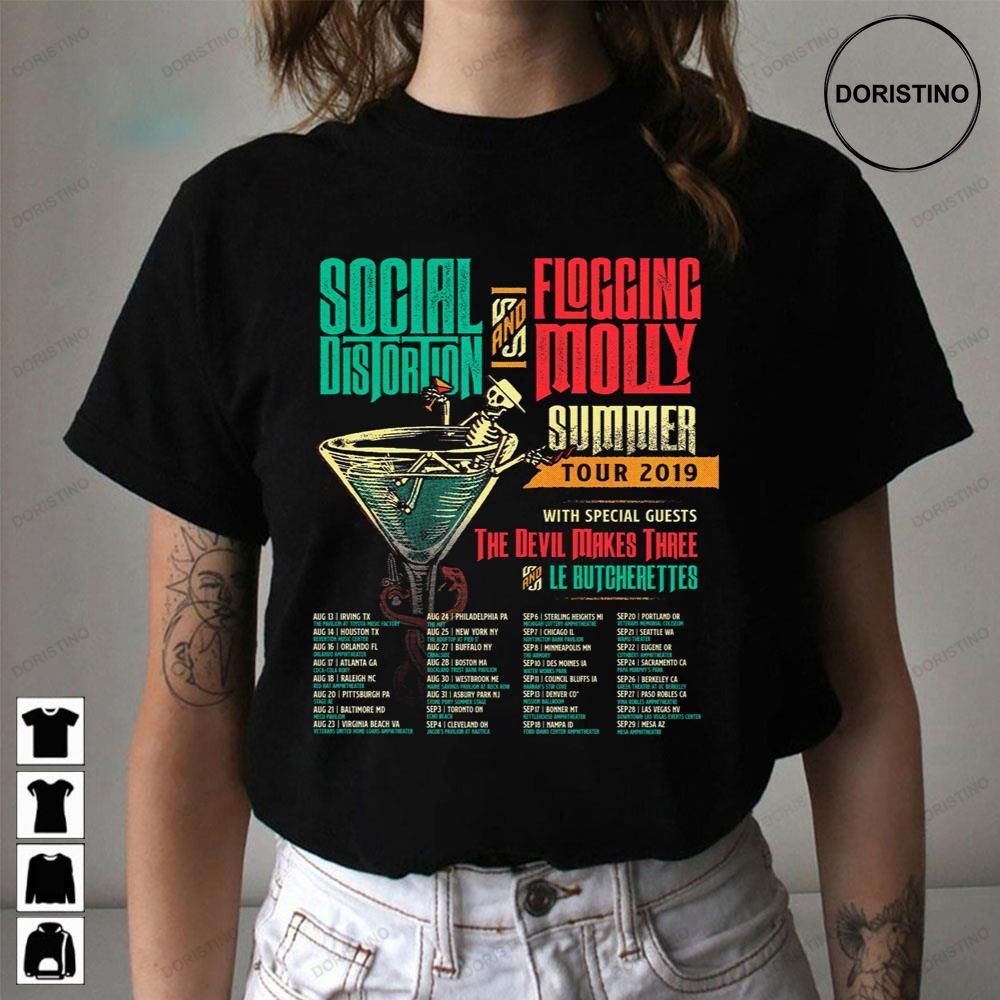 Social Distortion And Flogging Molly Summer 2019 Awesome Shirts